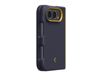 Spigen Nano Pop MagSafe iPhone Duo Case - Navy Blue and Yellow Spigen Nano Pop MagSafe iPhone Duo Case - Navy Blue and Yellow