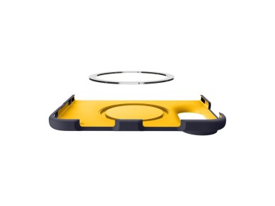 Spigen Nano Pop MagSafe iPhone Duo Case - Navy Blue and Yellow Spigen Nano Pop MagSafe iPhone Duo Case - Navy Blue and Yellow