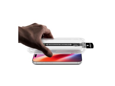 Spigen Glas.tR EZ Fit Pro HD AC Privacy - Pack de 2 Pel�culas de Vidro Temperado para iPhone 18 Pro 