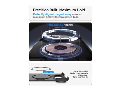 Capa Spigen Tough Armor T MagSafe para iPhone Duo - preta Capa Spigen Tough Armor T MagSafe para iPhone Duo - preta