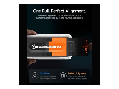 Spigen Glas.tR EZ Fit Pro HD AC - Pack de 2 Películas de Vidro Temperado para iPhone 18 Pro/17 Pro/1 Spigen Glas.tR EZ Fit Pro HD AC - Pack de 2 Películas de Vidro Temperado para iPhone 18 Pro/17 Pro/1