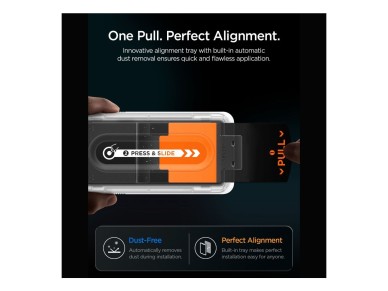 Spigen Glas.tR EZ Fit Pro HD AC Privacy - Pack de 2 Pel�culas de Vidro Temperado para iPhone 18 Pro 