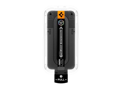 Spigen Glas.tR EZ Fit Pro HD AC Privacy - Pack de 2 Pel�culas de Vidro Temperado para iPhone 18 Pro 