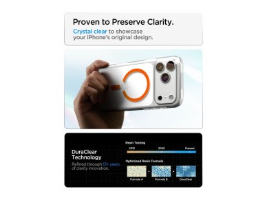 Spigen Ultra Hybrid Mag MagSafe Case for iPhone 18 Pro Max / 17 Pro Max - Transparent Orange Spigen Ultra Hybrid Mag MagSafe Case for iPhone 18 Pro Max / 17 Pro Max - Transparent Orange