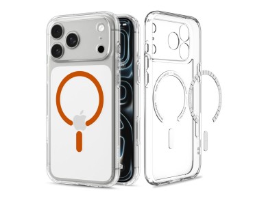Spigen Ultra Hybrid Mag MagSafe Case for iPhone 18 Pro Max / 17 Pro Max - Transparent Orange Spigen Ultra Hybrid Mag MagSafe Case for iPhone 18 Pro Max / 17 Pro Max - Transparent Orange