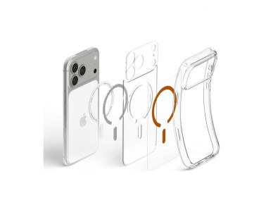 Spigen Ultra Hybrid Mag MagSafe Case for iPhone 18 Pro Max / 17 Pro Max - Transparent Orange Spigen Ultra Hybrid Mag MagSafe Case for iPhone 18 Pro Max / 17 Pro Max - Transparent Orange