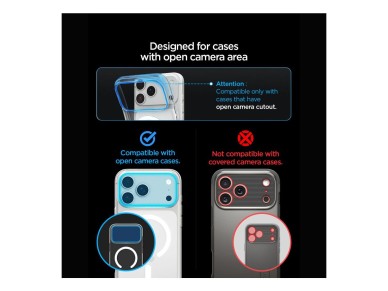 Spigen Optik Pro XL Glas.tR EZ Fit Tempered Glass Camera Screen Protector for iPhone 18 Pro - Dark G Spigen Optik Pro XL Glas.tR EZ Fit Tempered Glass Camera Screen Protector for iPhone 18 Pro - Dark G