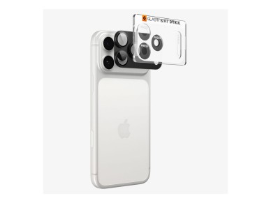 Protetor de ecr� de vidro temperado Spigen Optik Pro XL Glas.tR EZ Fit para c�mara do iPhone 18 Pro 