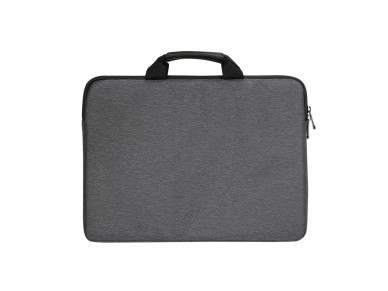 Bolsa para portátil Wozinsky WTL-15 de 15,6" com alça e fecho de correr em metal - Cinzento Bolsa para portátil Wozinsky WTL-15 de 15,6" com alça e fecho de correr em metal - Cinzento