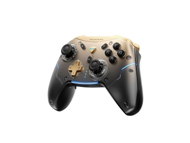 Machenike G5Pro Flagship Wireless Game Controller with Gyroscope and Button Mapping - Black and Gold Machenike G5Pro Flagship Wireless Game Controller with Gyroscope and Button Mapping - Black and Gold
