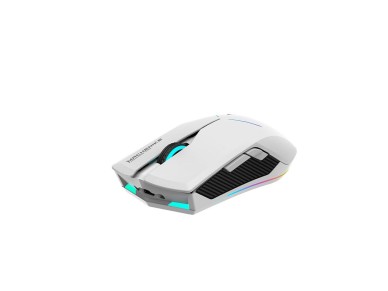 Ratón inalámbrico para juegos Machenike M721 de 10000 DPI con retroiluminación RGB - Blanco Ratón inalámbrico para juegos Machenike M721 de 10000 DPI con retroiluminación RGB - Blanco