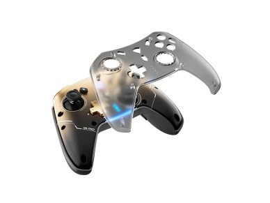 Machenike G5Pro Flagship Wireless Game Controller with Gyroscope and Button Mapping - Black and Gold Machenike G5Pro Flagship Wireless Game Controller with Gyroscope and Button Mapping - Black and Gold