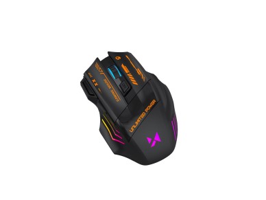 Ratón inalámbrico óptico para juegos Wozinsky WMGB-1179 con batería recargable integrada, 3200 DPI y Ratón inalámbrico óptico para juegos Wozinsky WMGB-1179 con batería recargable integrada, 3200 DPI y