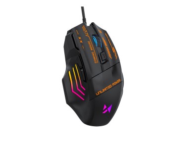 Rato Gamer Óptico com Fio Wozinsky WMGK-1179W 7200 DPI com Retroiluminação - Preto Rato Gamer Óptico com Fio Wozinsky WMGK-1179W 7200 DPI com Retroiluminação - Preto