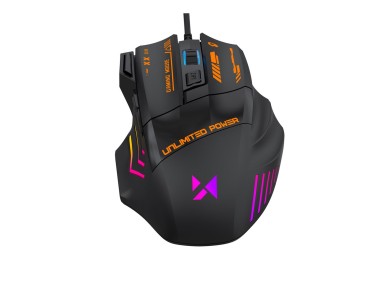 Ratón óptico para juegos con cable Wozinsky WMGK-1179W, 7200 DPI con retroiluminación - Negro Ratón óptico para juegos con cable Wozinsky WMGK-1179W, 7200 DPI con retroiluminación - Negro