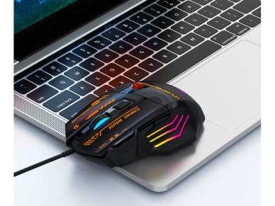Wozinsky WMGK-1179W Wired Optical Gaming Mouse 7200 DPI with Backlight - Black Wozinsky WMGK-1179W Wired Optical Gaming Mouse 7200 DPI with Backlight - Black
