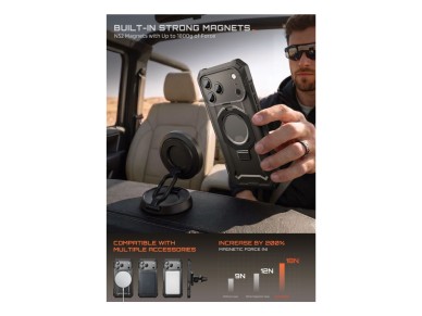 Supcase Grip Pro Mag MagSafe Case for iPhone 18 Pro / 17 Pro - Black Supcase Grip Pro Mag MagSafe Case for iPhone 18 Pro / 17 Pro - Black