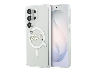 Karl Lagerfeld IML KC Script MagSafe Case for Samsung Galaxy S26 Ultra - Transparent Karl Lagerfeld IML KC Script MagSafe Case for Samsung Galaxy S26 Ultra - Transparent