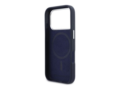 Capa MagSafe Karl Lagerfeld Karl & Choupette Head Pins Saffiano para iPhone 17 Pro Max - Azul Capa MagSafe Karl Lagerfeld Karl & Choupette Head Pins Saffiano para iPhone 17 Pro Max - Azul