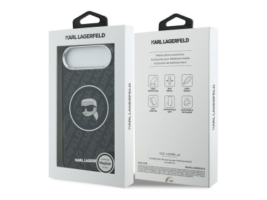 Capa MagSafe com o log�tipo Karl Lagerfeld IML Karl Head para iPhone Air - Preto