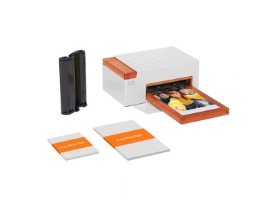 Impressora fotográfica Liene Amber M110 4x6", embalagem de 10 folhas. Impressora fotográfica Liene Amber M110 4x6", embalagem de 10 folhas.