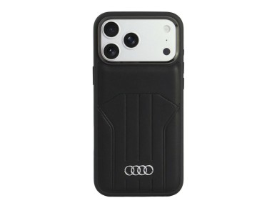 Funda Audi de piel sintética MagSafe para iPhone 18 Pro Max / 17 Pro Max - Negra Funda Audi de piel sintética MagSafe para iPhone 18 Pro Max / 17 Pro Max - Negra