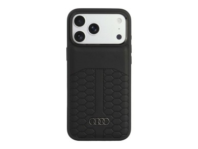 Funda de piel Audi MagSafe para iPhone 18 Pro Max / 17 Pro Max - Negra Funda de piel Audi MagSafe para iPhone 18 Pro Max / 17 Pro Max - Negra