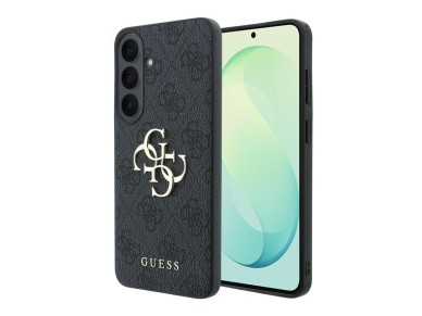 Funda Guess Leather 4G con logotipo metálico para Samsung Galaxy S26 FE - negra Funda Guess Leather 4G con logotipo metálico para Samsung Galaxy S26 FE - negra
