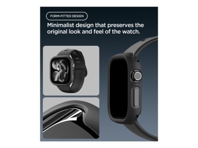 Capa Spigen Thin Fit para Apple Watch 42mm - Preta