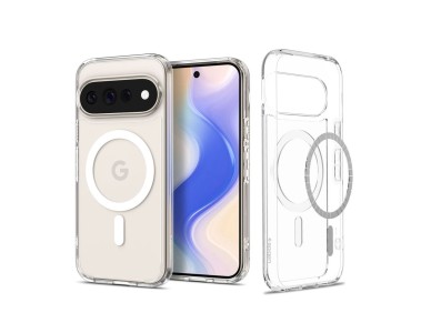 Capa Spigen Ultra Hybrid Mag MagSafe para Google Pixel 11 Pro XL - Transparente e Branca