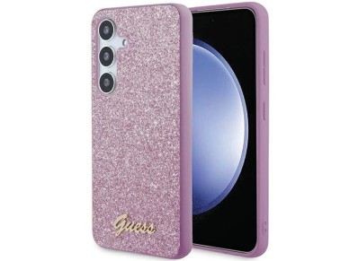Guess Glitter Script case for Samsung Galaxy S24+ - purple Guess Glitter Script case for Samsung Galaxy S24+ - purple