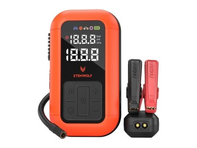 Compressor de ar automóvel Etenwolf X6 Pro, 11,03 bar, 8000 mAh Compressor de ar automóvel Etenwolf X6 Pro, 11,03 bar, 8000 mAh