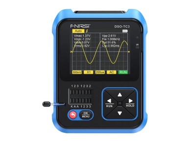 FNIRSI DSO-TC3 SigGen 3 en 1 Probador de transistores Osciloscopio digital portátil FNIRSI DSO-TC3 SigGen 3 en 1 Probador de transistores Osciloscopio digital portátil