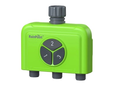 Controlador de riego WiFi RainPoint de 3 zonas