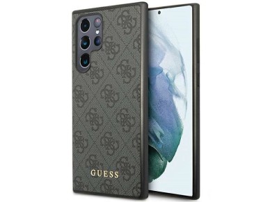 Funda Guess 4G Metal Gold Logo para Samsung Galaxy S24 Ultra - negra