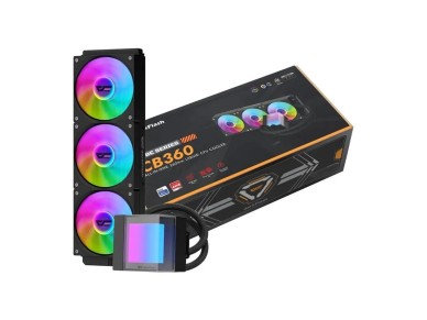 DarkFlash CB360 - Sistema de refrigeração líquida para CPU (Preto) DarkFlash CB360 - Sistema de refrigeração líquida para CPU (Preto)