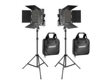 Kit Neewer 660 LED bicolor, duas lâmpadas de 40W 3200-5600K Kit Neewer 660 LED bicolor, duas lâmpadas de 40W 3200-5600K