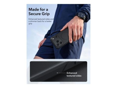 Funda ESR Cyber ??Tough MagSafe para iPhone 18 Pro / 17 Pro - Negra Funda ESR Cyber ??Tough MagSafe para iPhone 18 Pro / 17 Pro - Negra