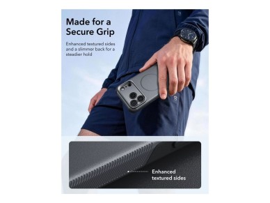 ESR Cyber ​​Tough Kickstand MagSafe Case for iPhone 18 Pro Max / 17 Pro Max - Gray