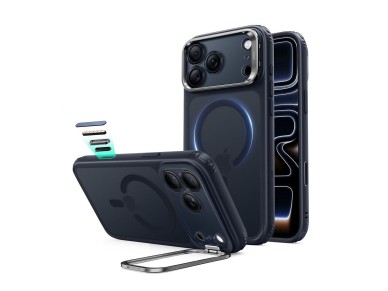 ESR Classic Hybrid Kickstand MagSafe Case for iPhone 18 Pro / 17 Pro - Navy Blue ESR Classic Hybrid Kickstand MagSafe Case for iPhone 18 Pro / 17 Pro - Navy Blue