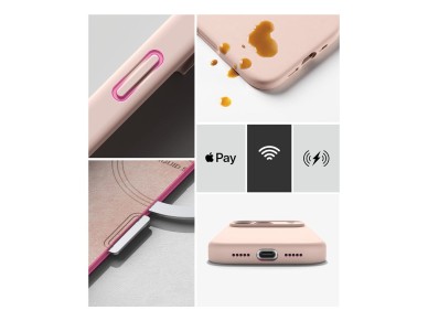 Ringke Silicone MagSafe Case for iPhone 18 Pro - Pink Ringke Silicone MagSafe Case for iPhone 18 Pro - Pink