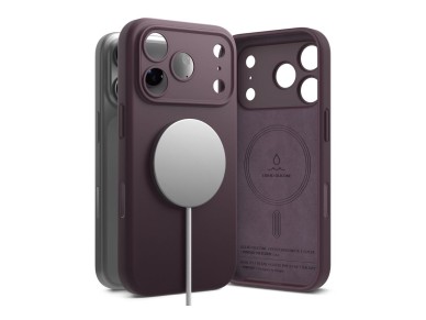 Ringke Silicone MagSafe case for iPhone 18 Pro - dark cherry