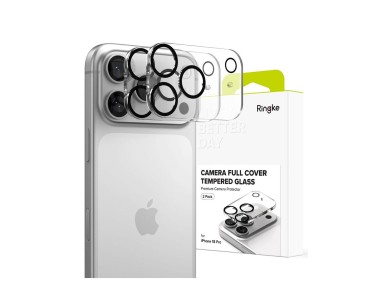 Ringke Camera Full Cover 2-Pack Tempered Glass for iPhone 18 Pro - Black Ringke Camera Full Cover 2-Pack Tempered Glass for iPhone 18 Pro - Black