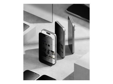 Pack de 2 películas de vidro temperado Ringke Easy Slide Privacy para iPhone 18 Pro Max Pack de 2 películas de vidro temperado Ringke Easy Slide Privacy para iPhone 18 Pro Max