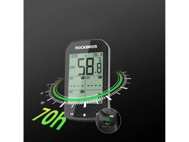 Rockbros M1Pro Bluetooth GPS Bike Computer IPX6 - Black Rockbros M1Pro Bluetooth GPS Bike Computer IPX6 - Black