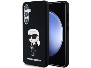 Funda de silicona Karl Lagerfeld Ikonik para Samsung Galaxy S24+ - negra Funda de silicona Karl Lagerfeld Ikonik para Samsung Galaxy S24+ - negra