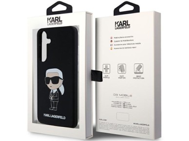 Funda de silicona Karl Lagerfeld Ikonik para Samsung Galaxy S24+ - negra Funda de silicona Karl Lagerfeld Ikonik para Samsung Galaxy S24+ - negra