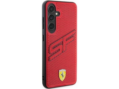 Capa Ferrari Big SF Perfurada para Samsung Galaxy S24+ - vermelha