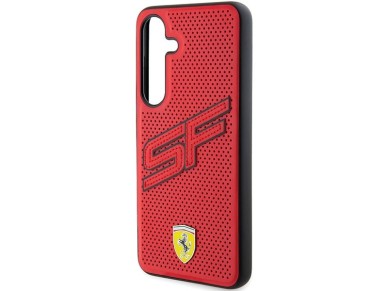 Capa Ferrari Big SF Perfurada para Samsung Galaxy S24+ - vermelha