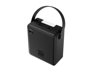 Wozinsky W8-B Powerbank 100000 mAh 30W 4x USB-A and 1x USB-C with Flashlight - Black Wozinsky W8-B Powerbank 100000 mAh 30W 4x USB-A and 1x USB-C with Flashlight - Black
